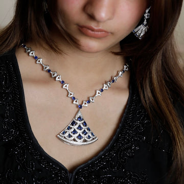 Royal Sapphire Necklace