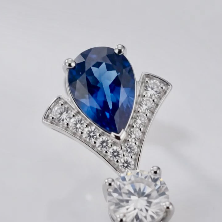 Royal Sapphire Earrings