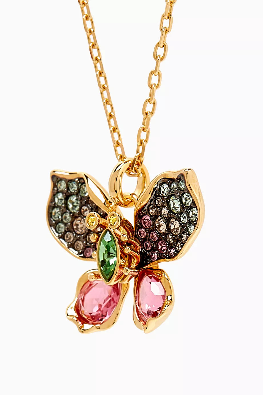 Crystal Flutter Pendent Necklace