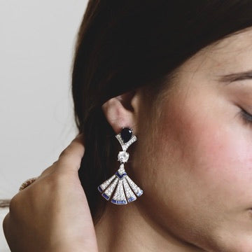 Royal Sapphire Earrings