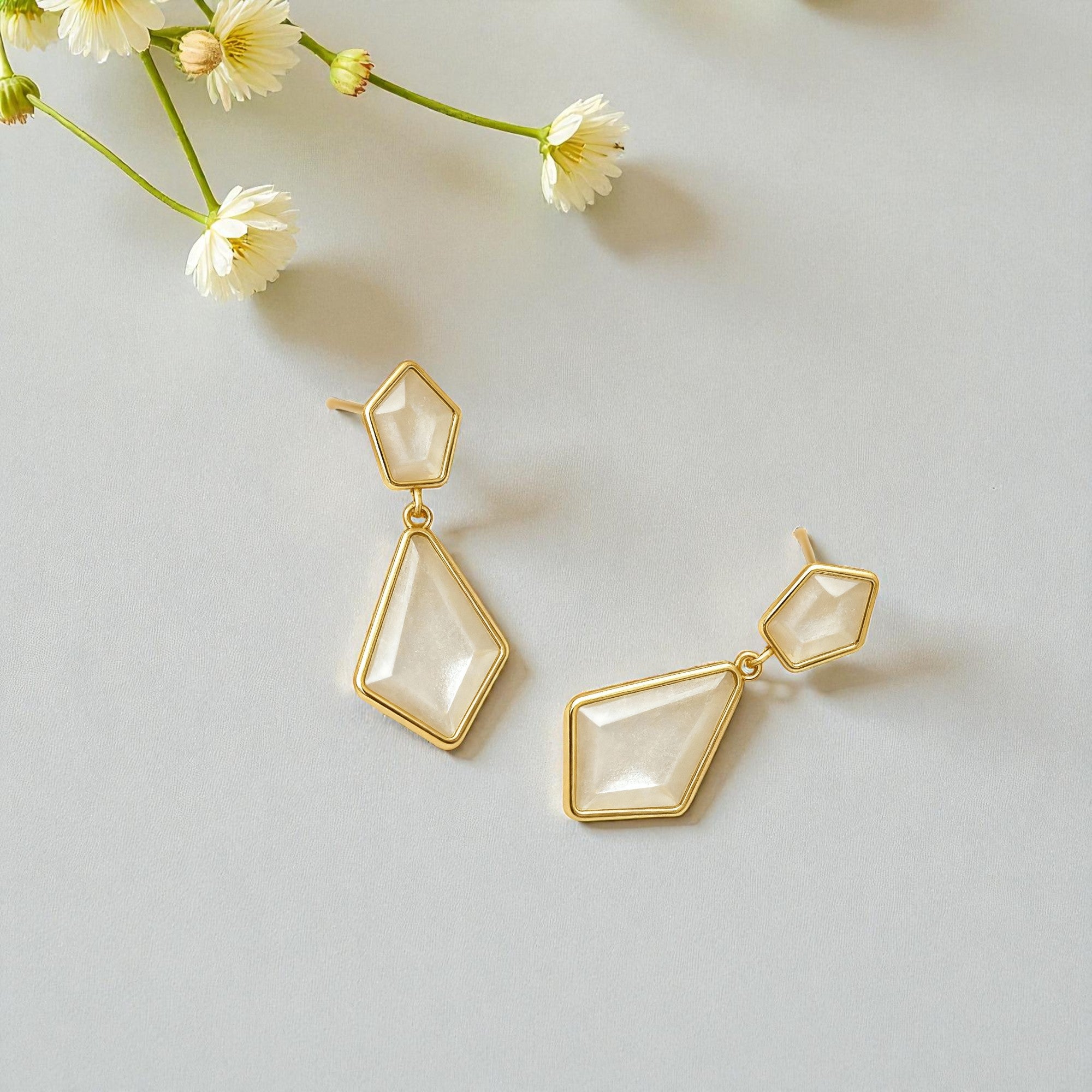 Abstract Dangle Earring