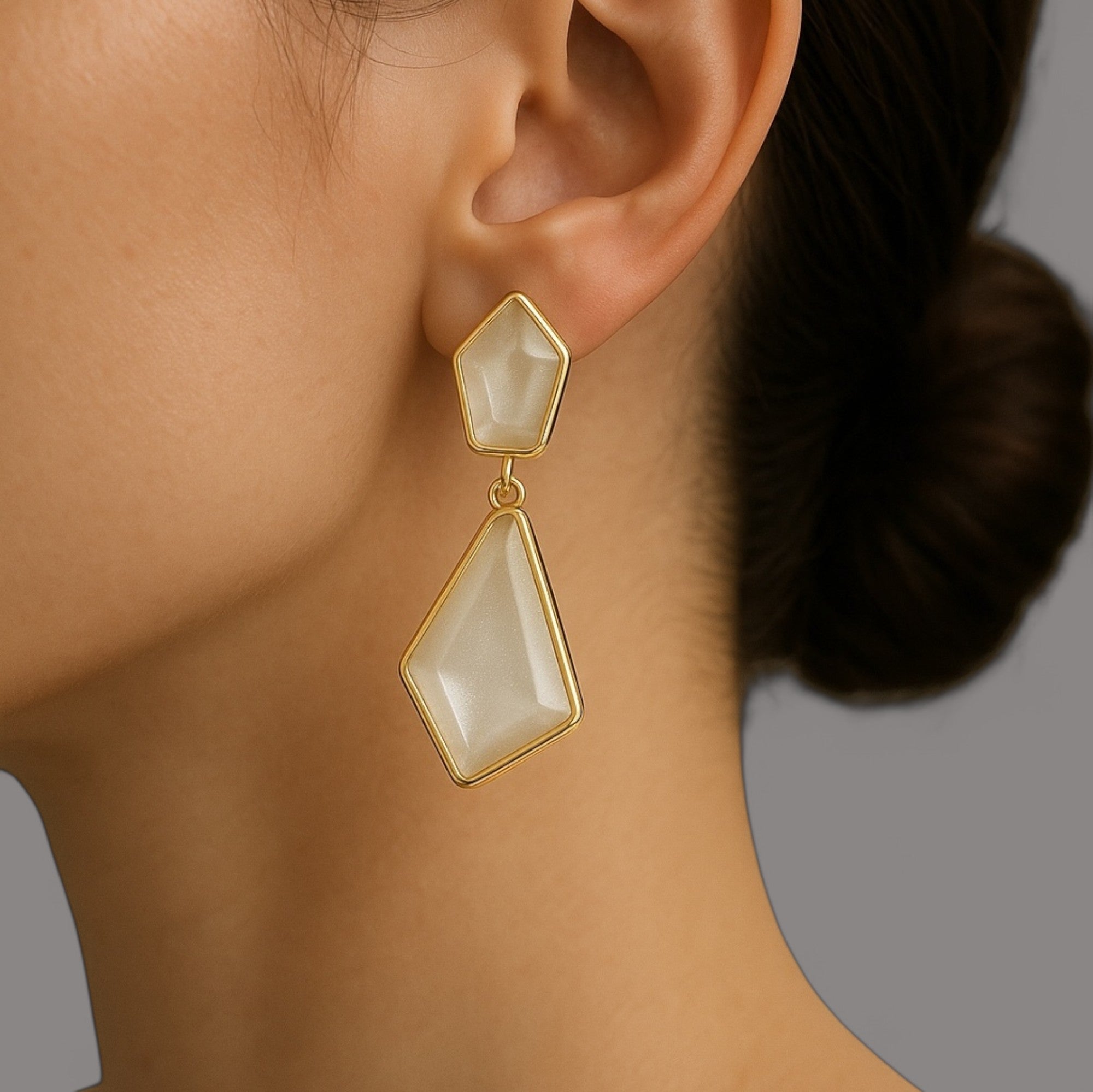 Abstract Dangle Earring