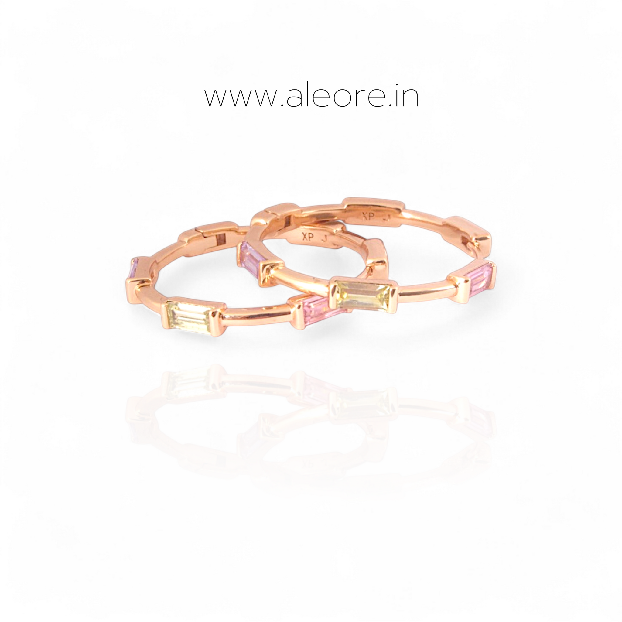 Aura Hoop- Pink & Green