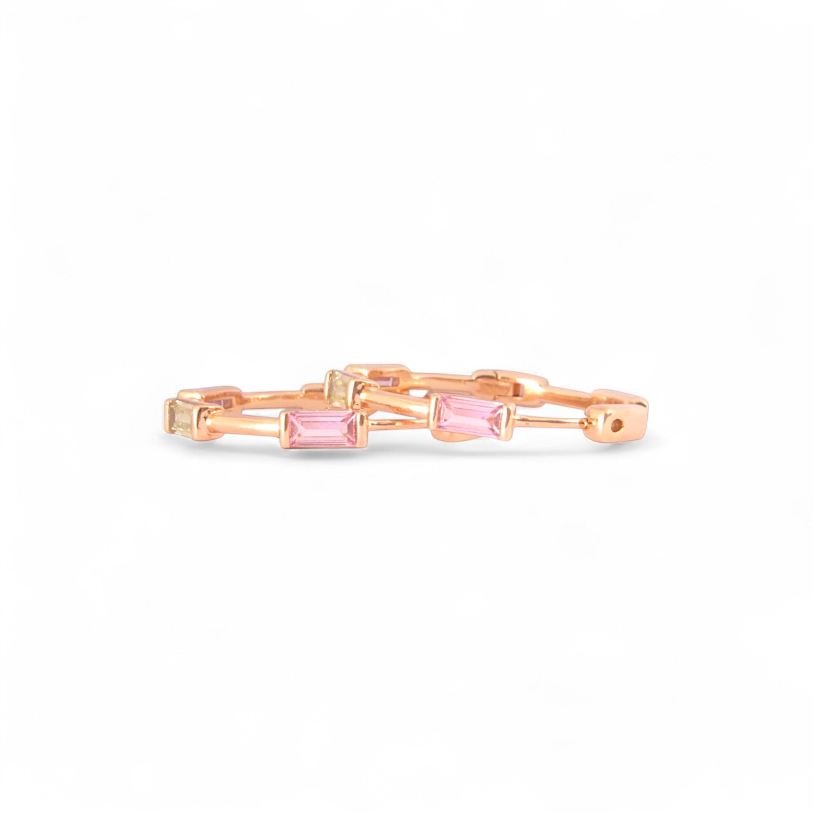 Aura Hoop- Pink & Green