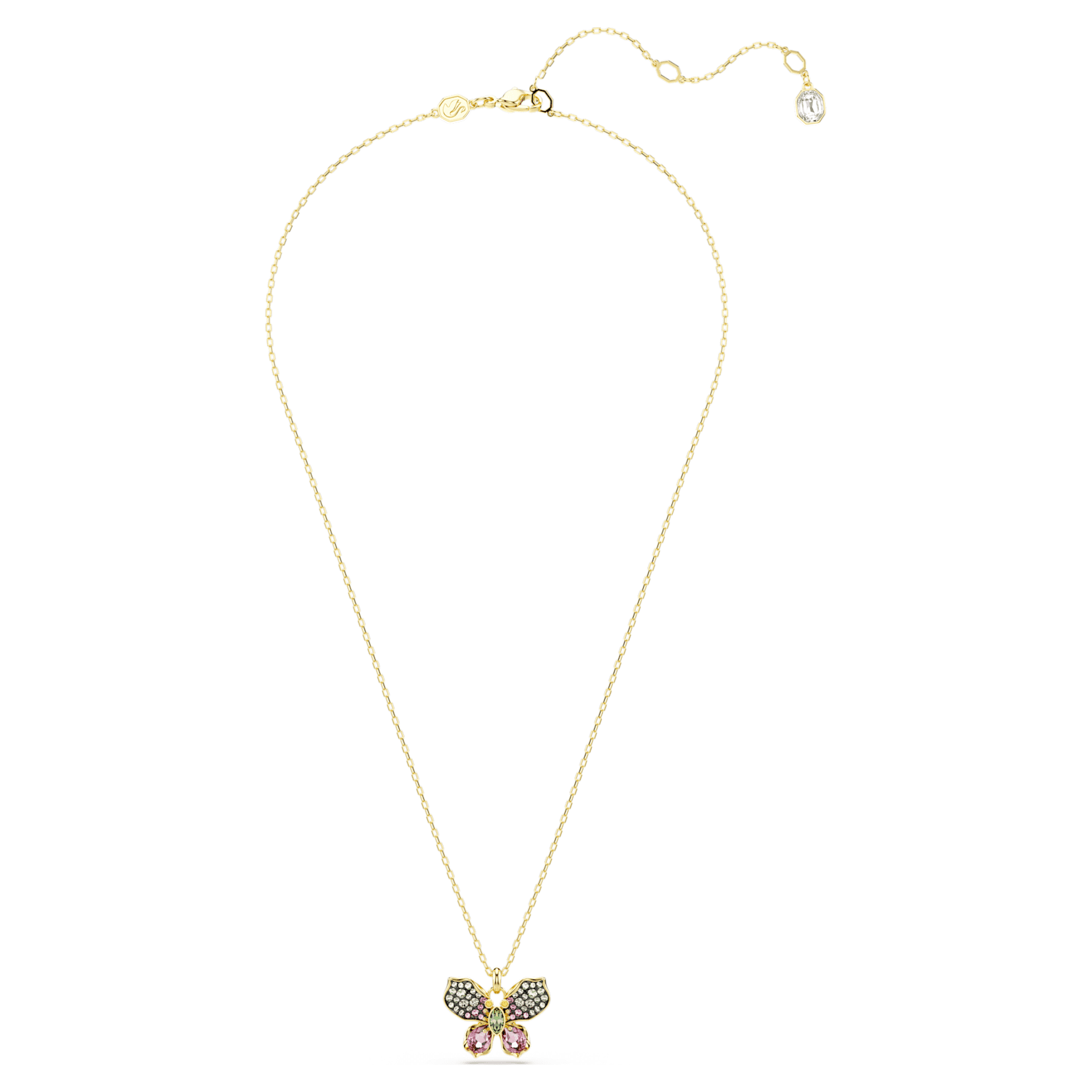 Crystal Flutter Pendent Necklace