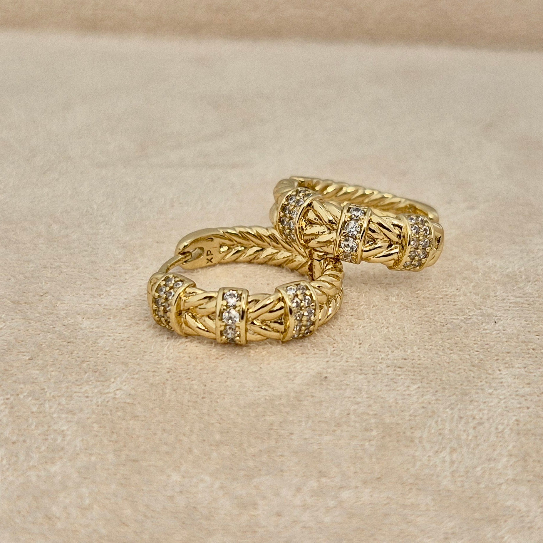 Braided Little Hoops