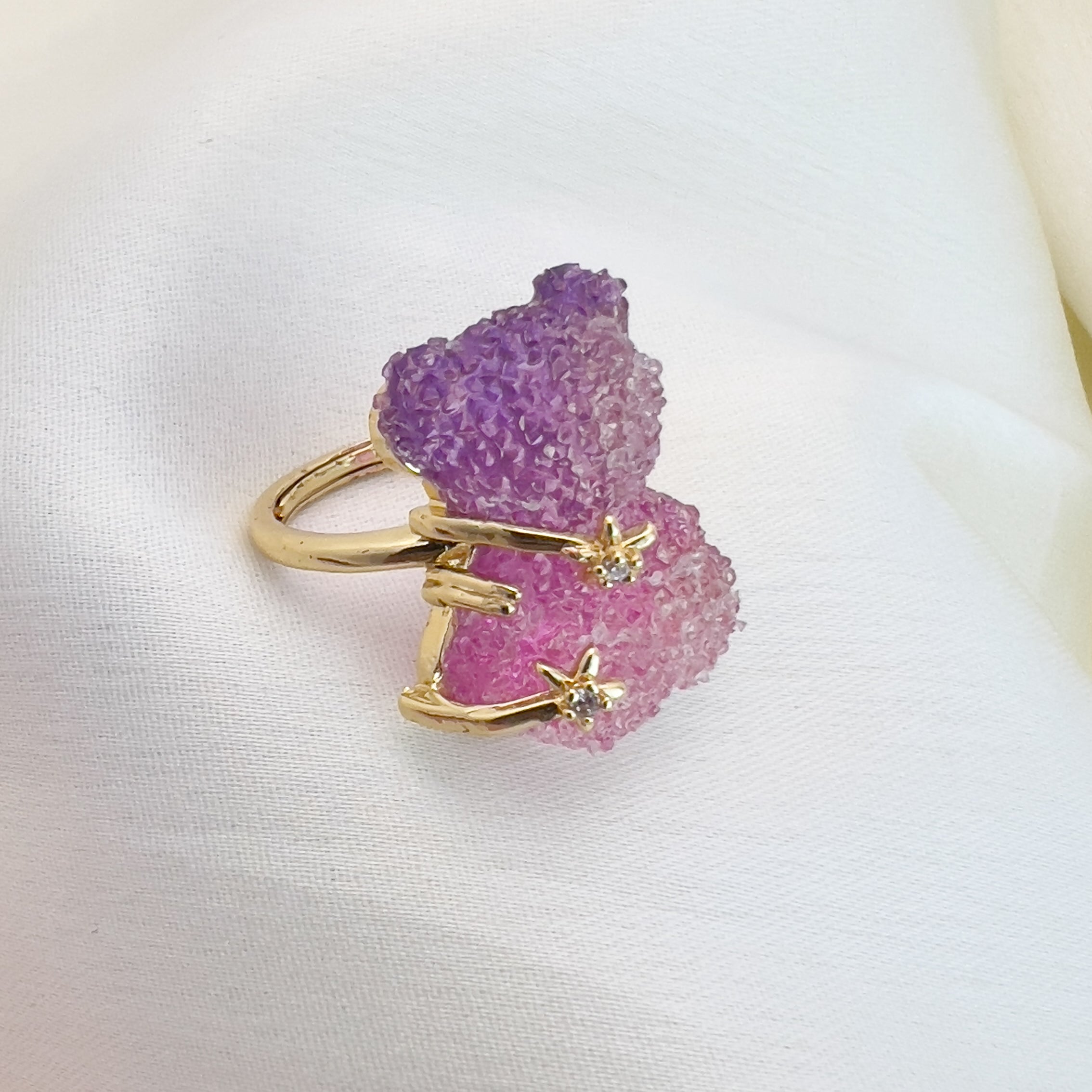 Blush Bear Ring