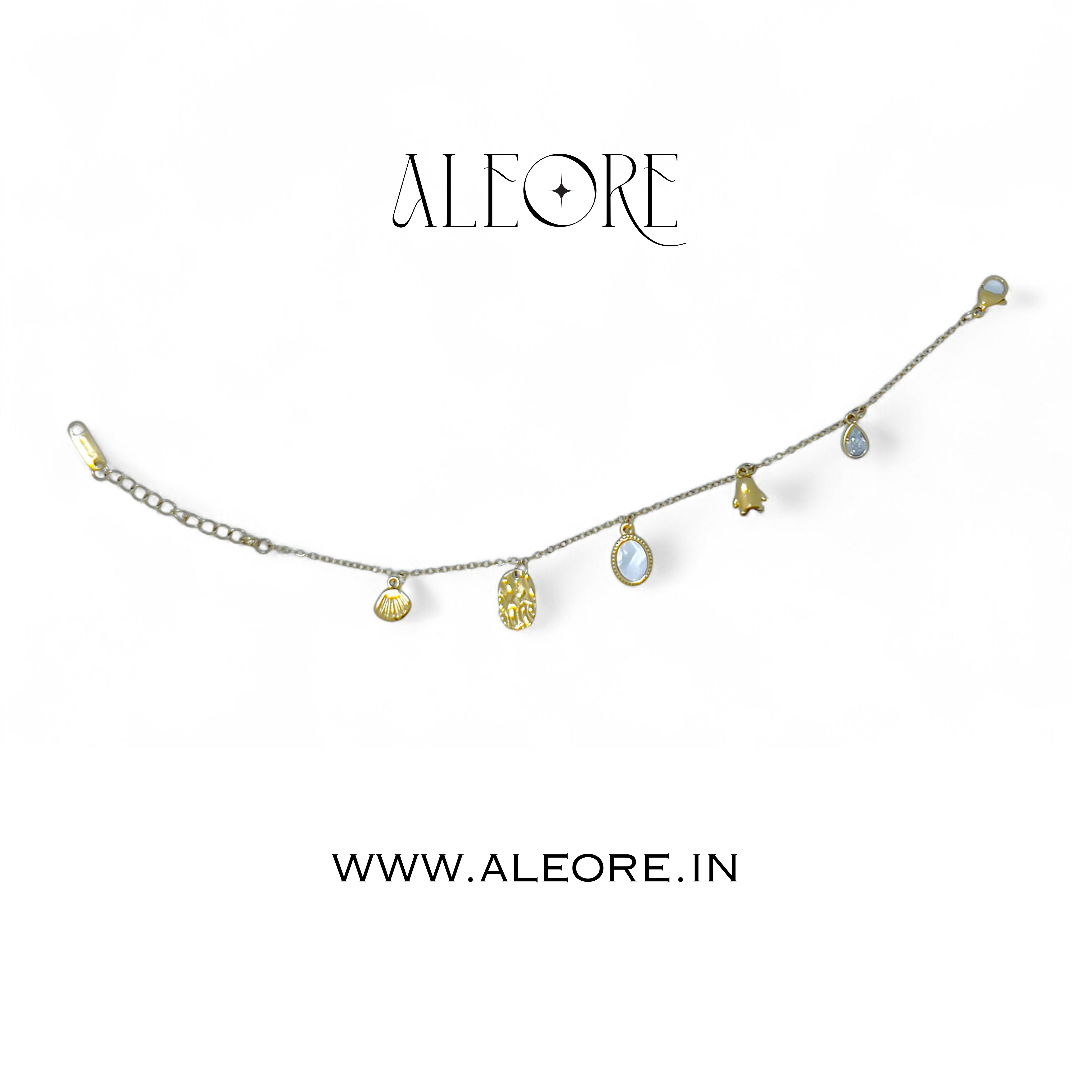 Coastal Charm Dangle Bracelet