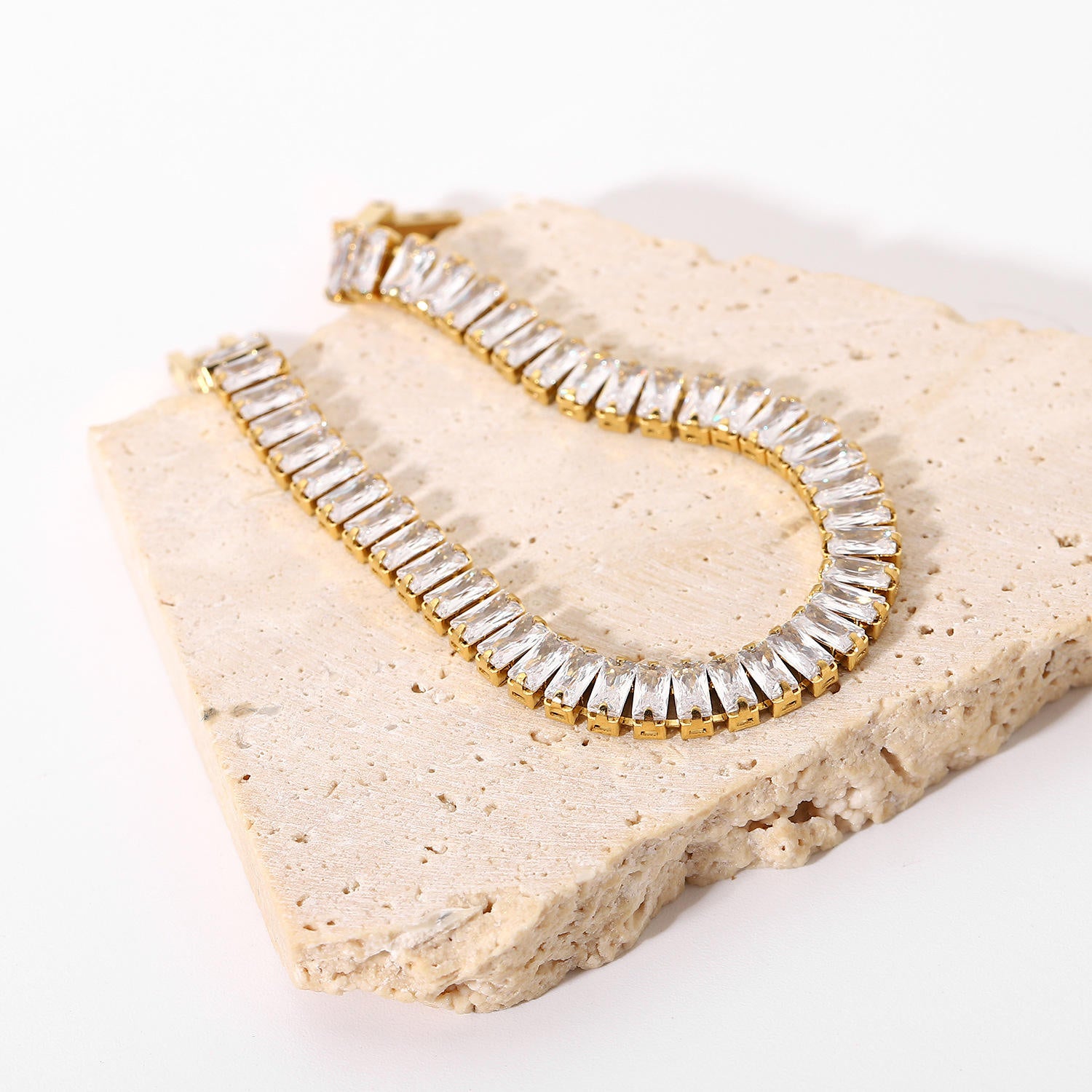 Dazzling Pave Bracelet - White