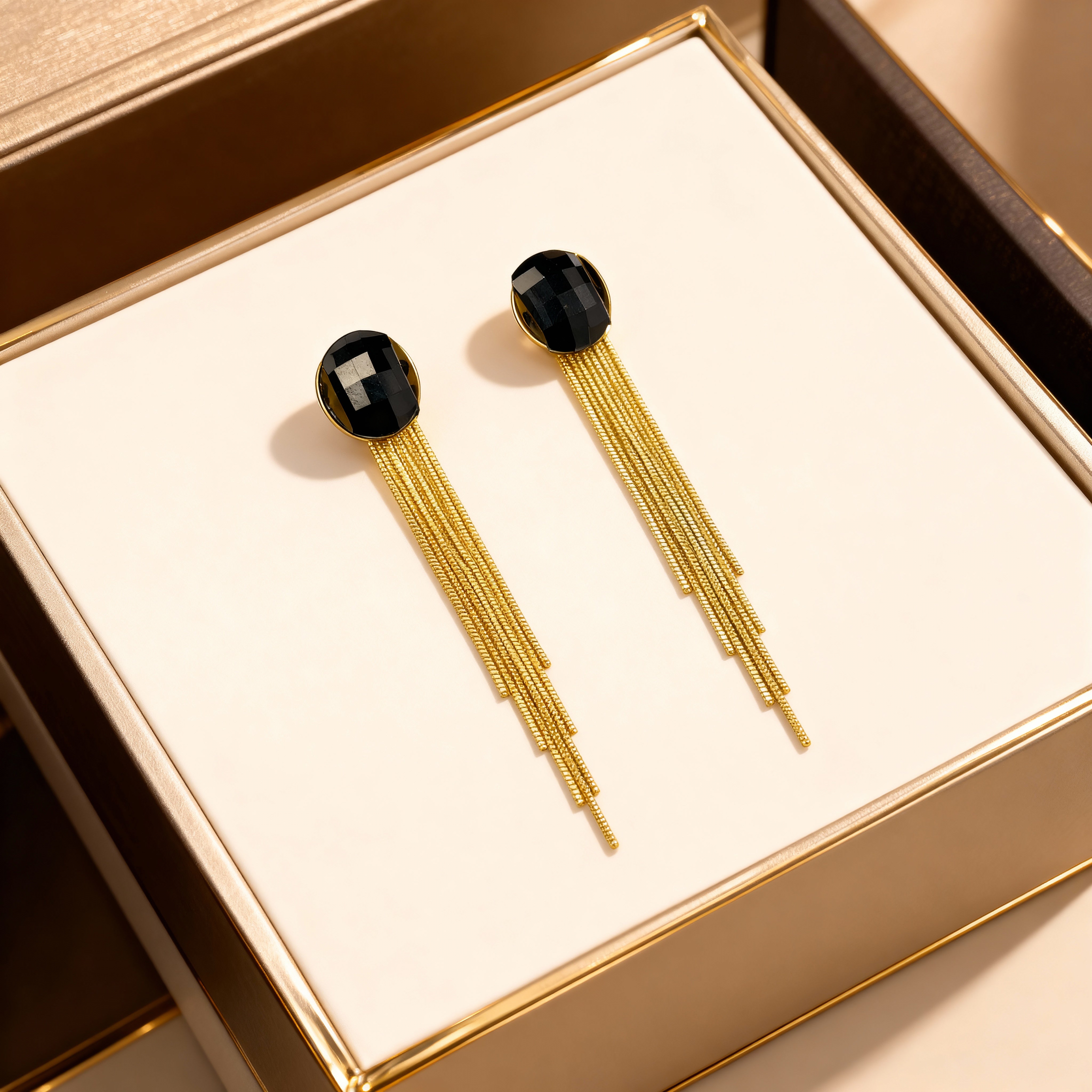 Drapped Tassel Earring