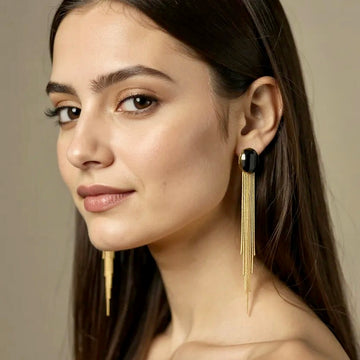 Drapped Tassel Earring