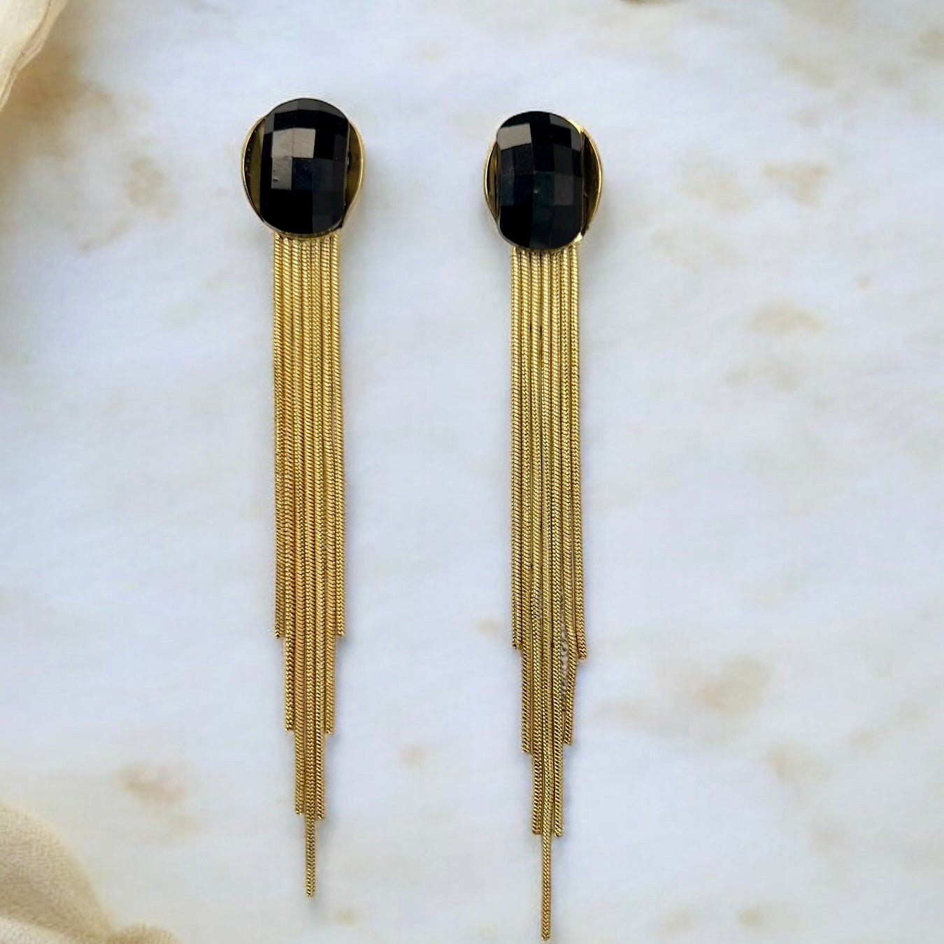 Drapped Tassel Earring