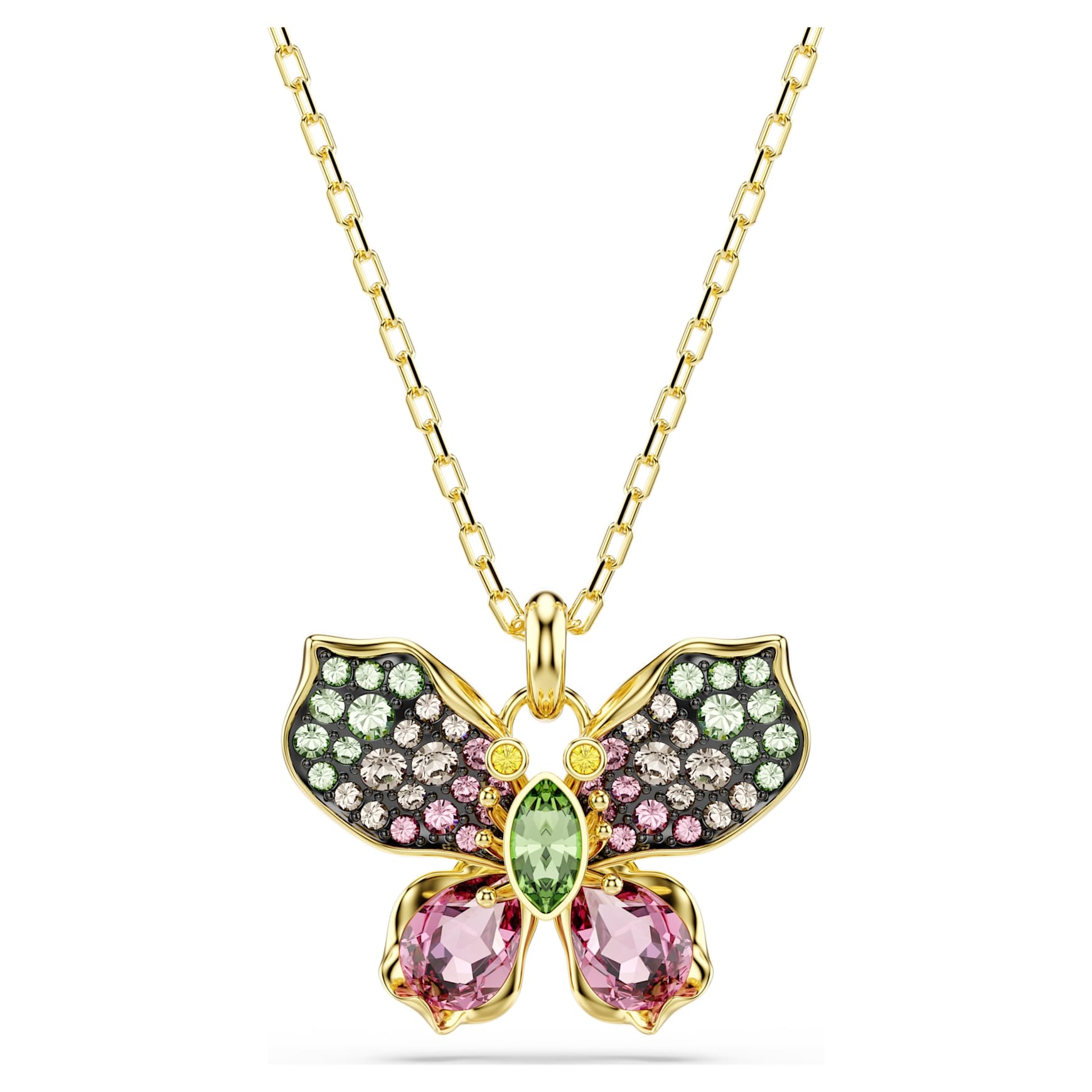 Crystal Flutter Pendent Necklace