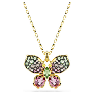 Crystal Flutter Pendent Necklace