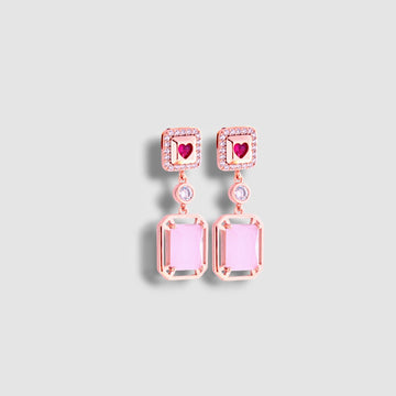 Elegant Heart Drop Earring