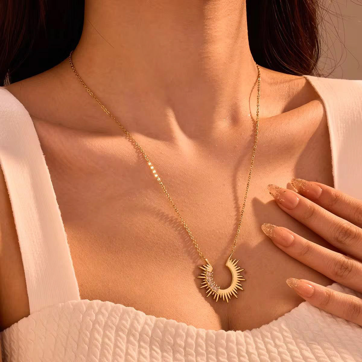 Golden Eclipse Necklace