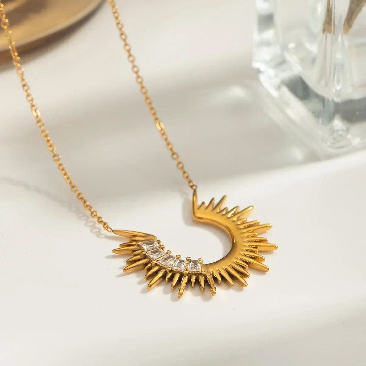 Golden Eclipse Necklace