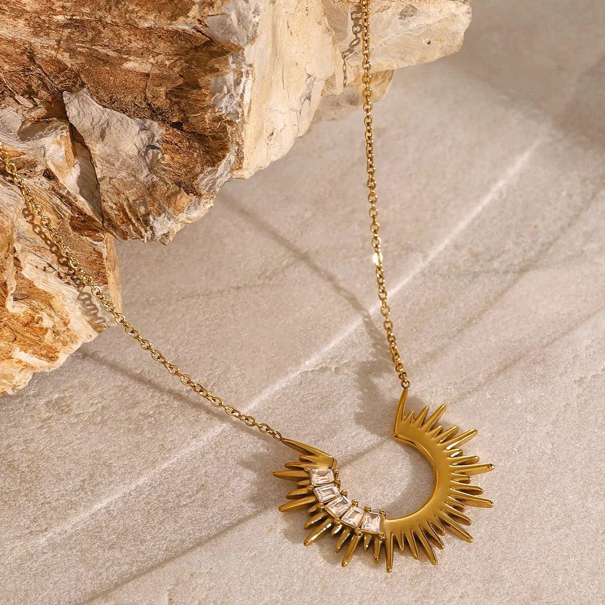 Golden Eclipse Necklace