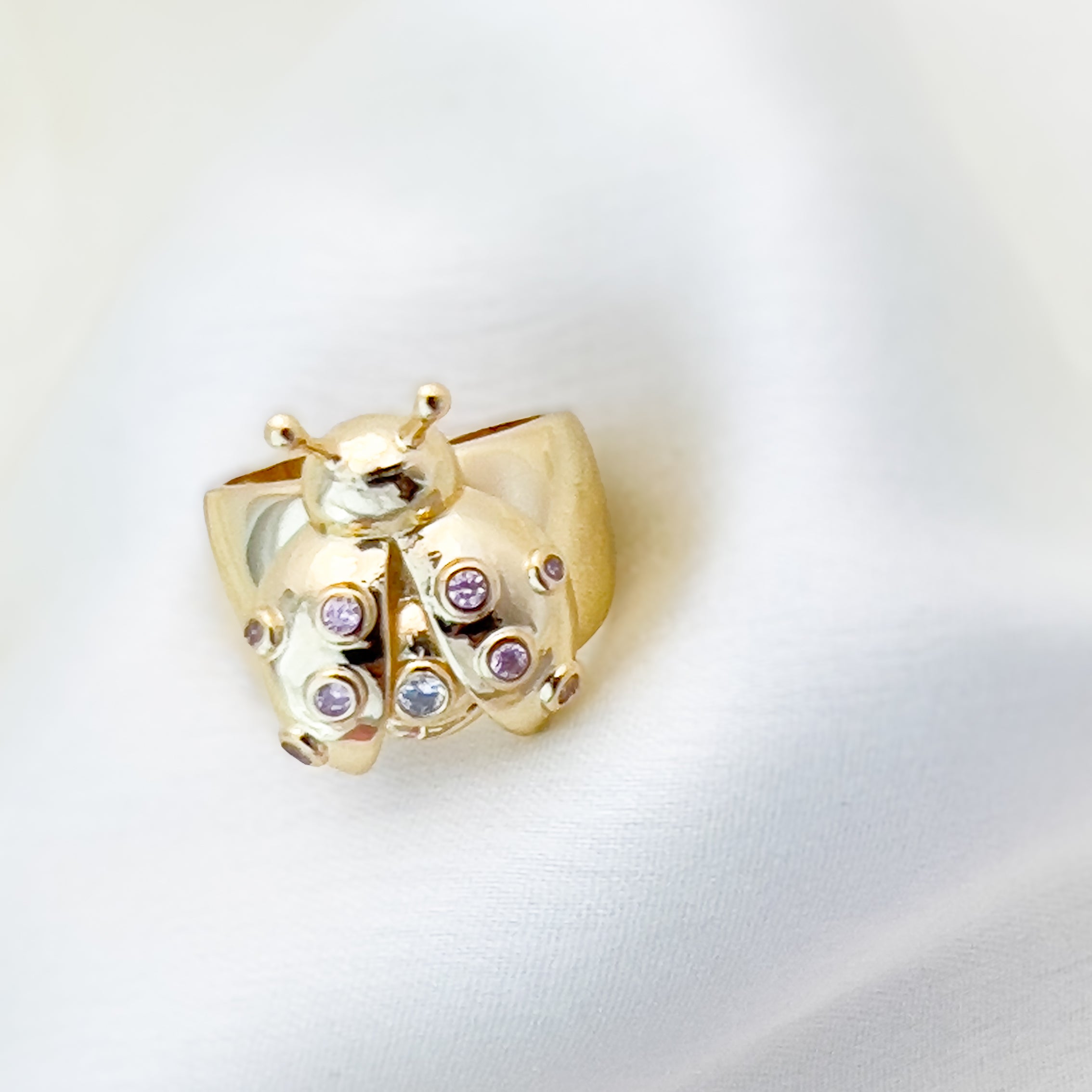 Golden Bee Ring
