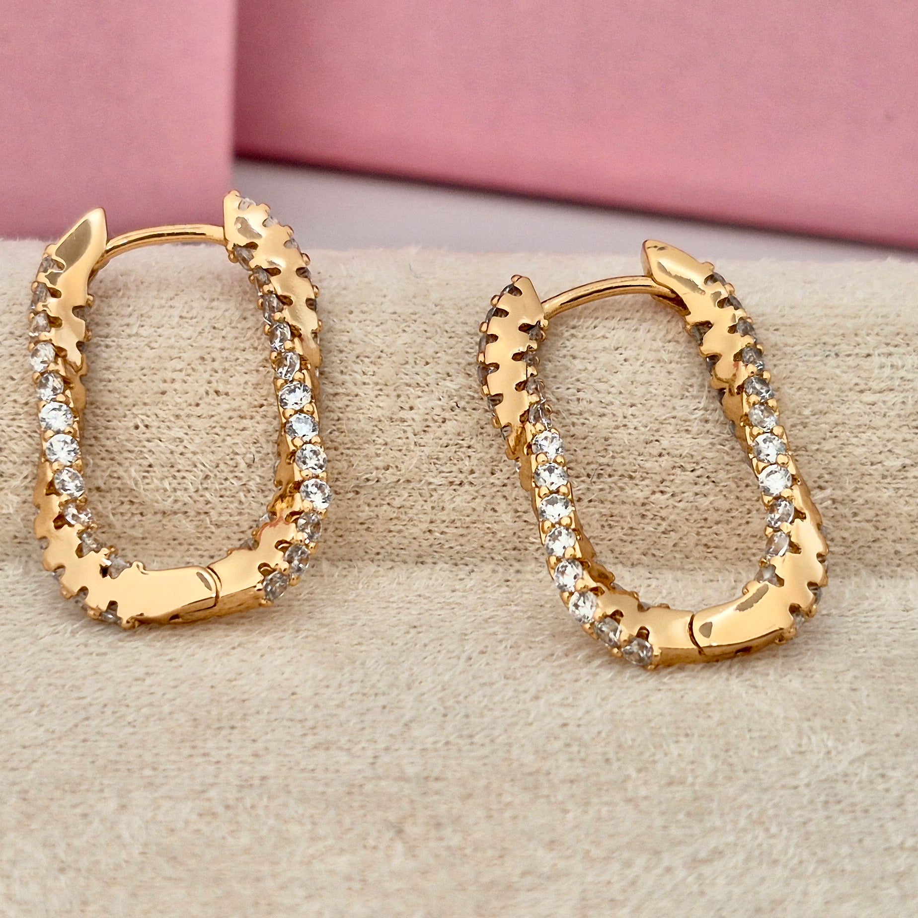 Golden Saxophone Huggies