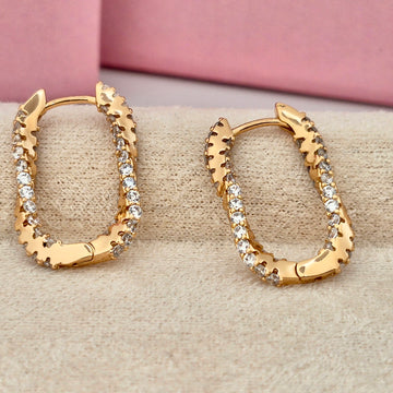 Golden Saxophone Huggies