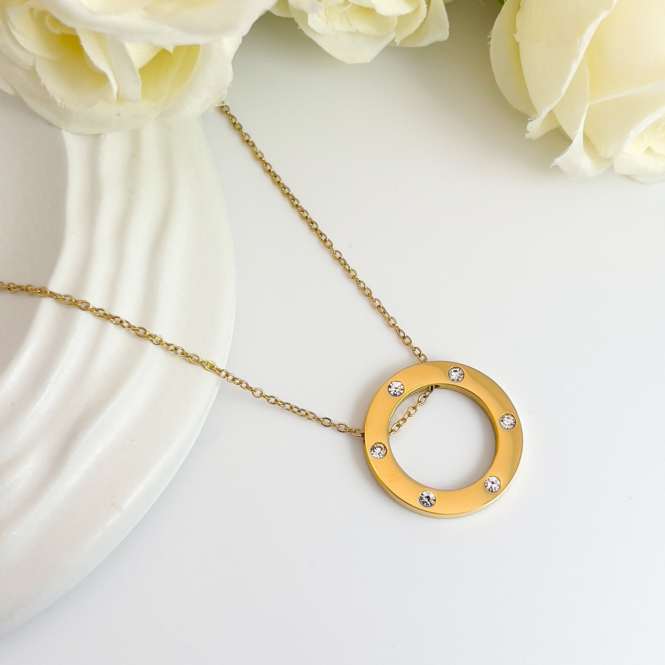 Halo Charm Necklace