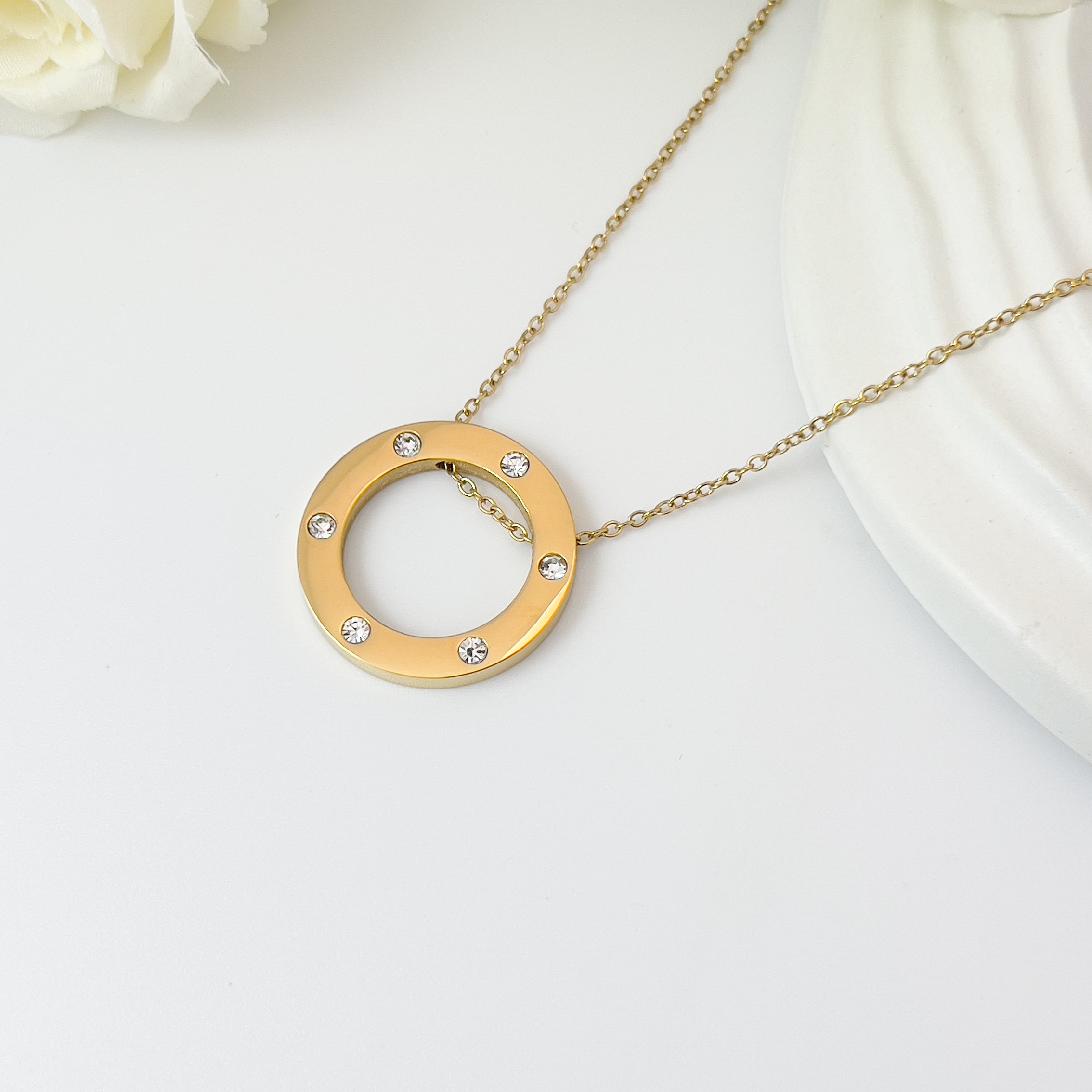 Halo Charm Necklace