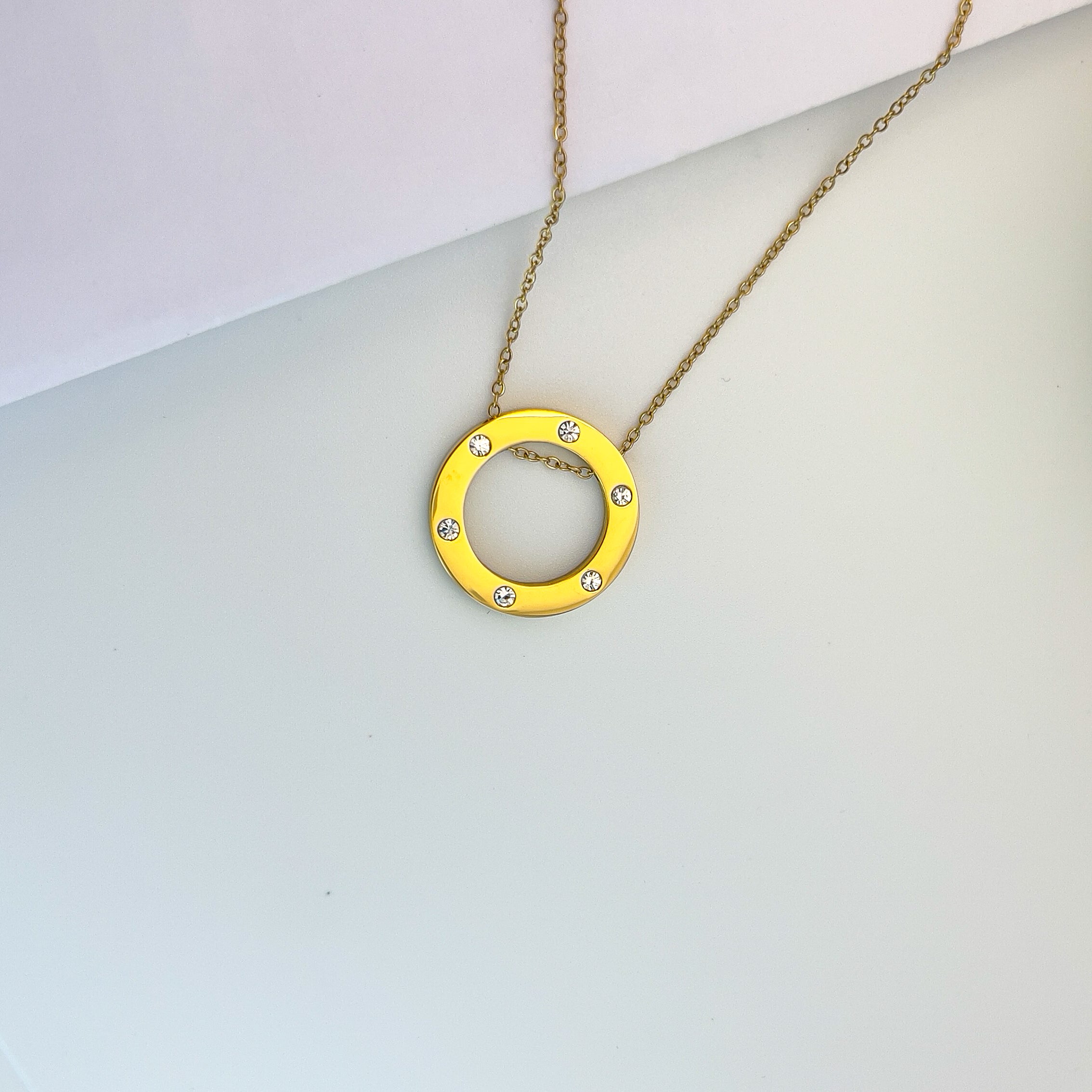 Halo Charm Necklace