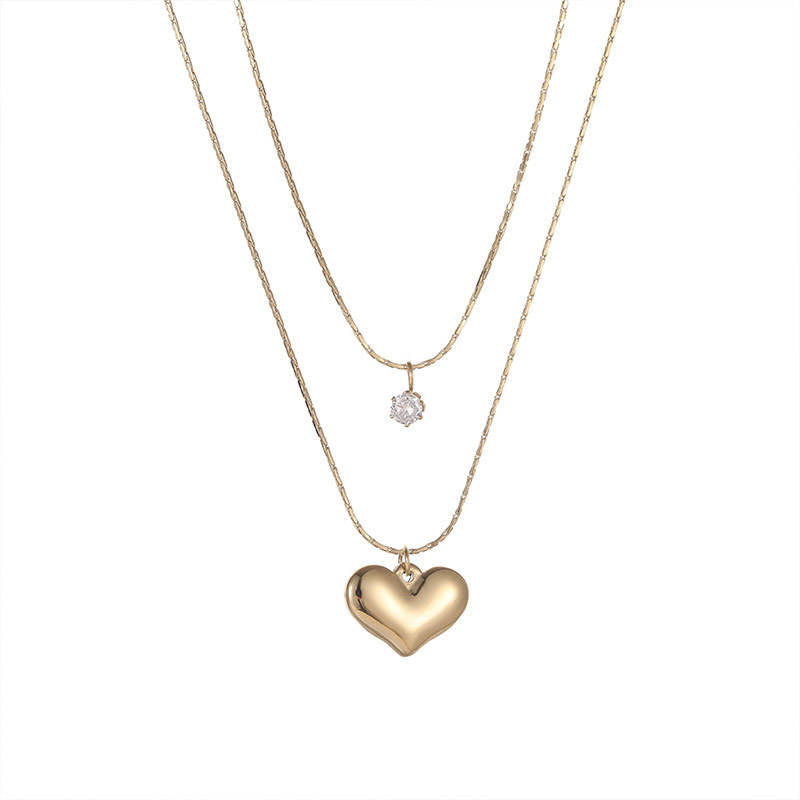 Layered Heart Necklace