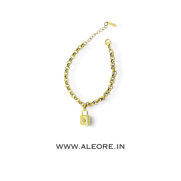 Love Lock Charm Bracelet