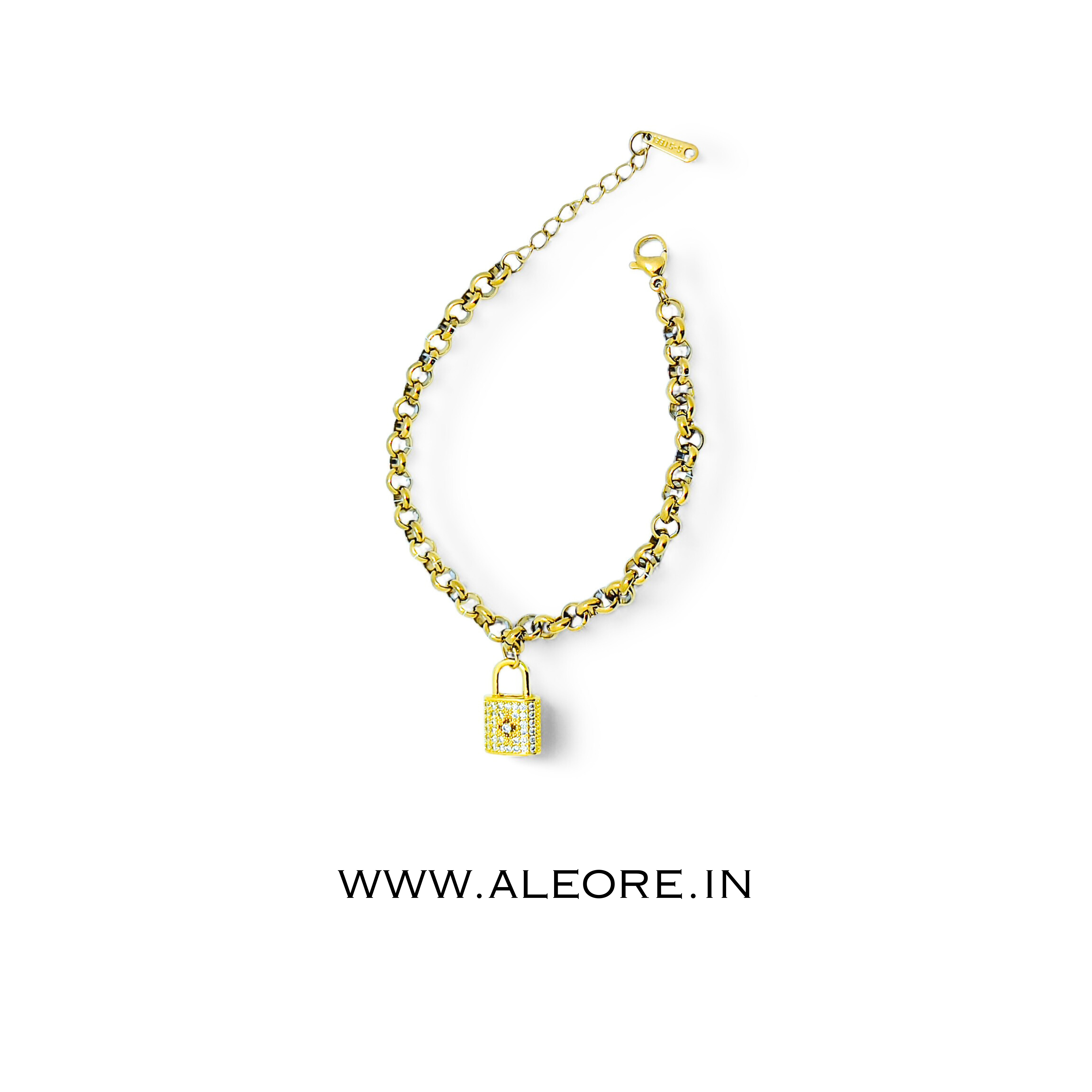 Love Lock Charm Bracelet