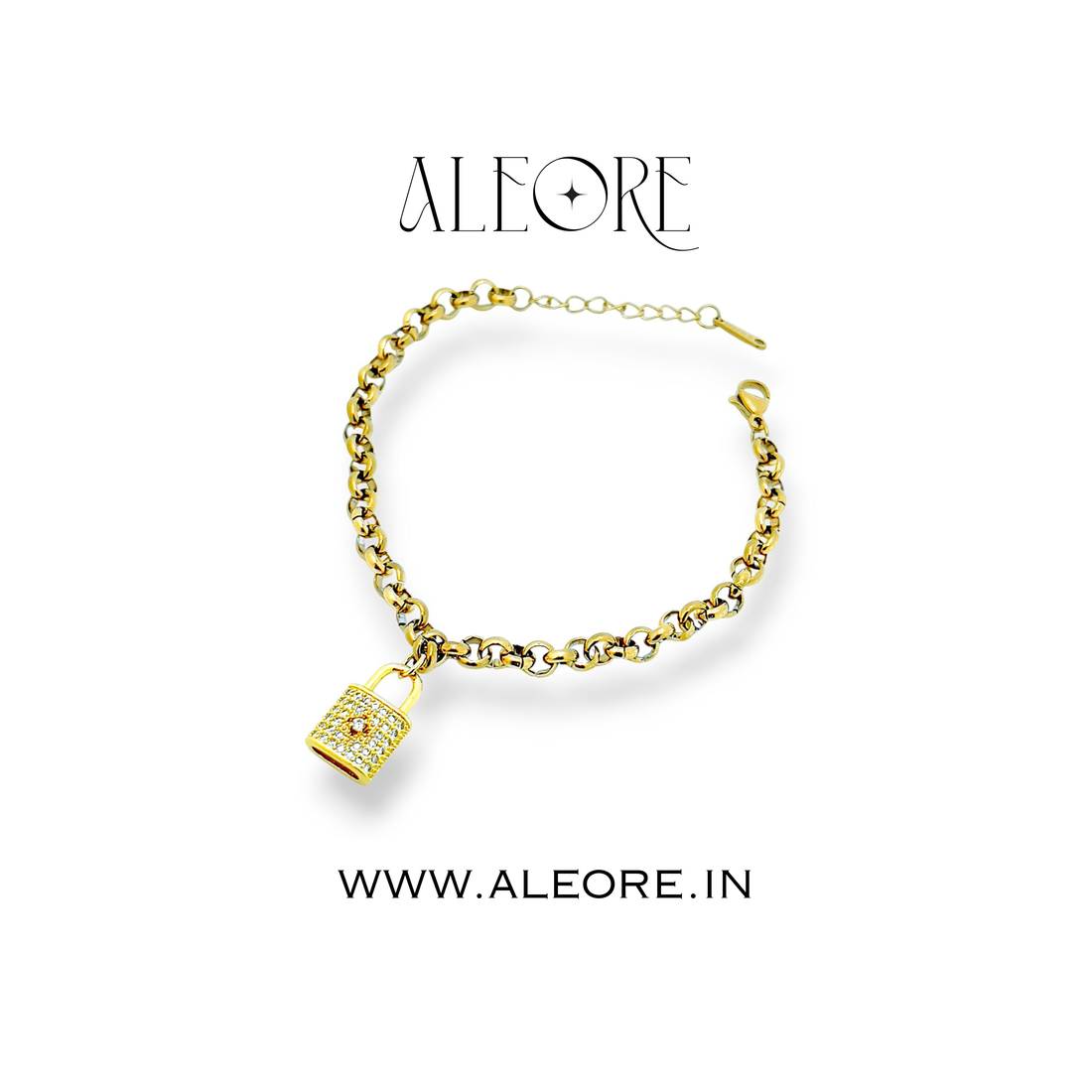 Love Lock Charm Bracelet