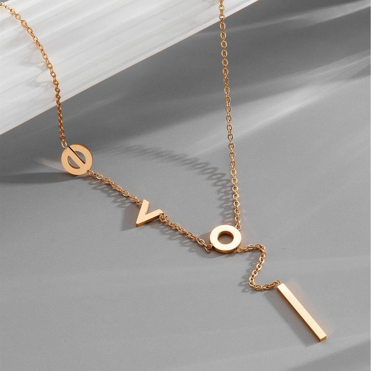 Love Necklace Rose Gold