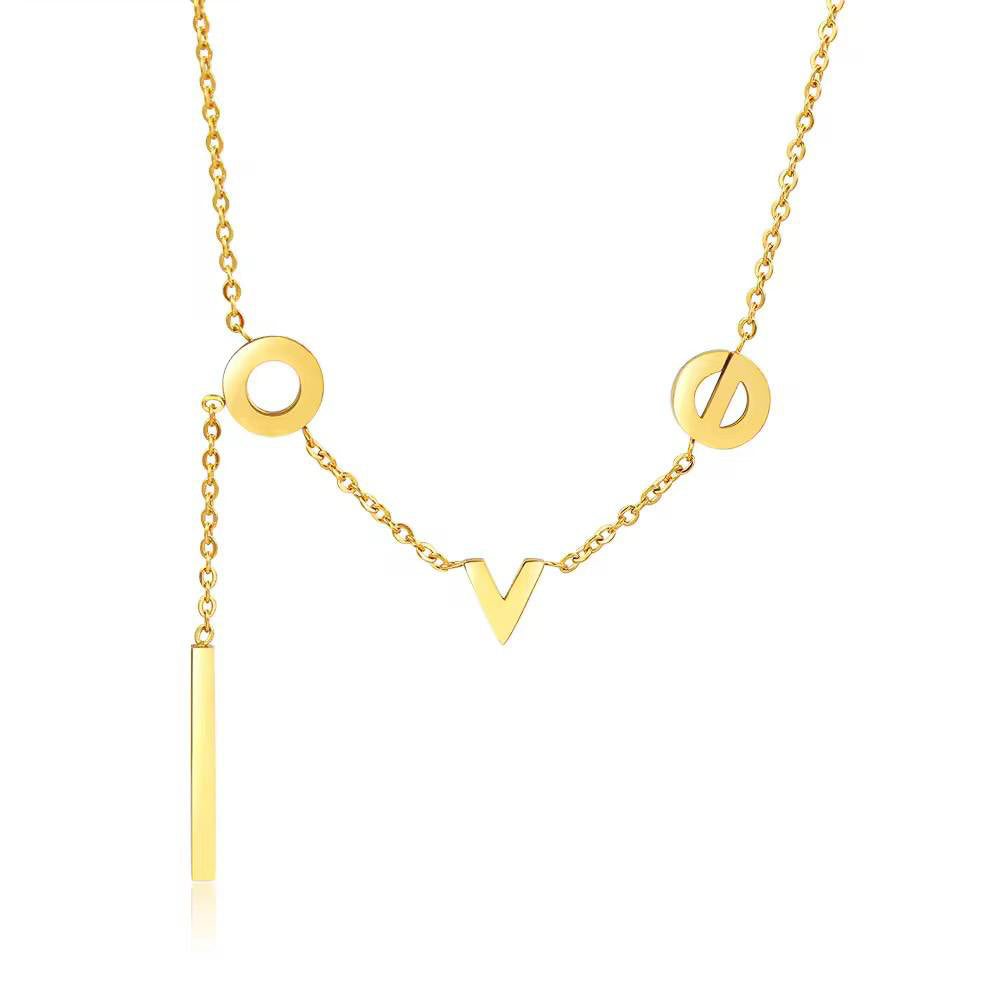 Love Necklace Yellow Gold