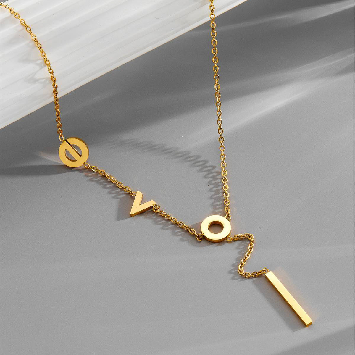 Love Necklace Yellow Gold