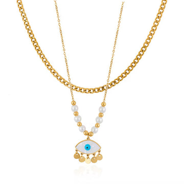 Pearl & Eye Amulet