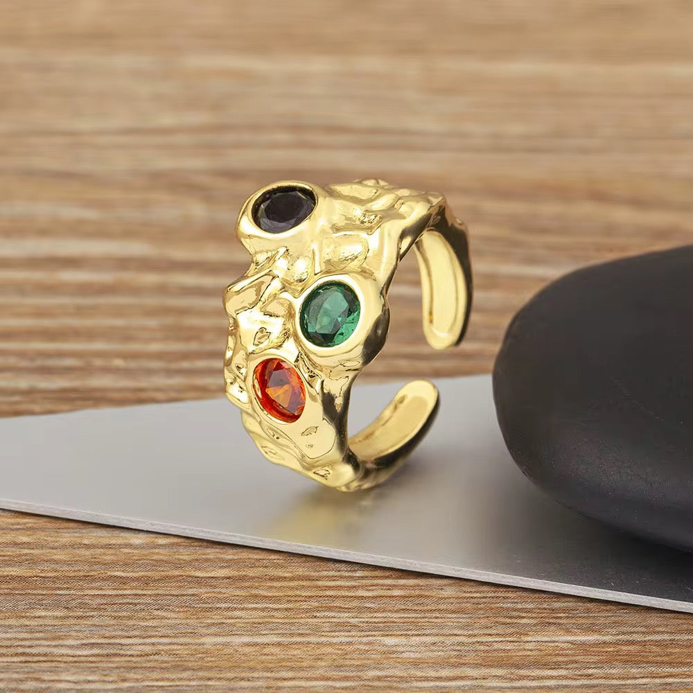 Trio Gem Ring