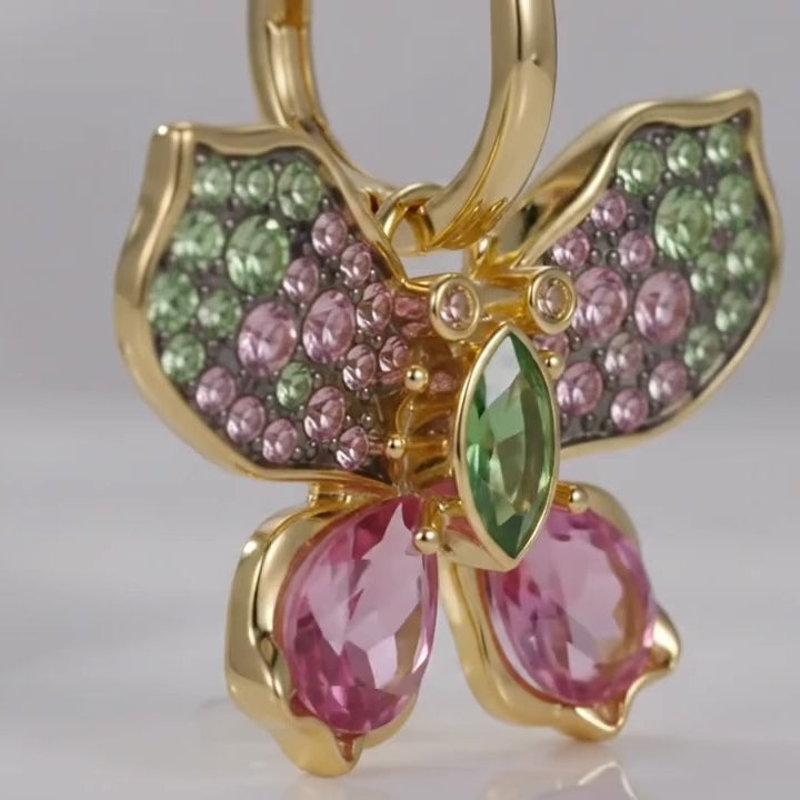 Crystal Flutter Earrings